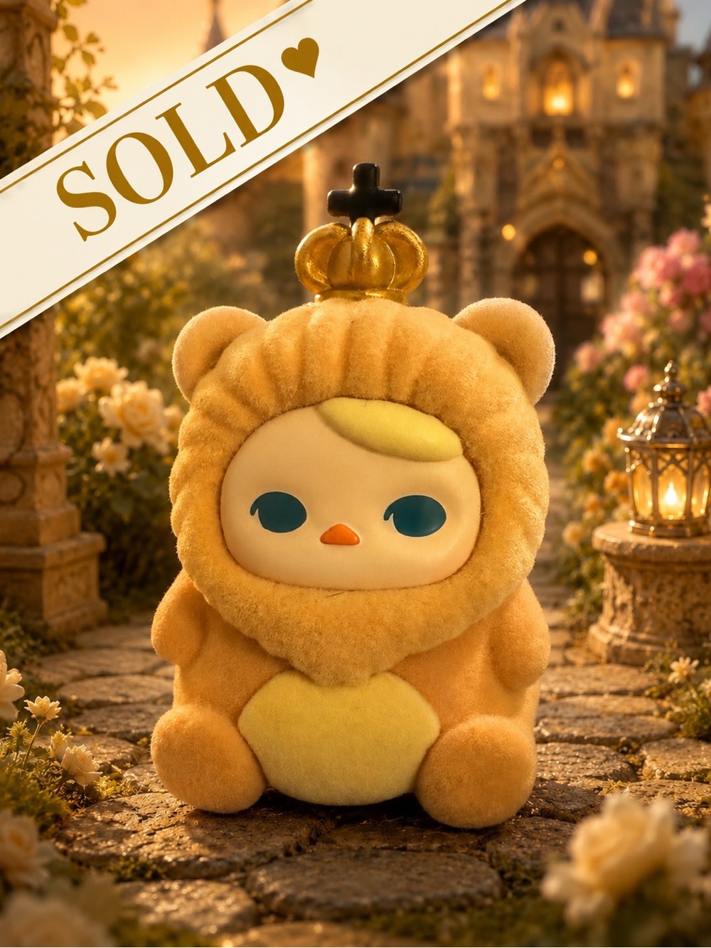 *SOLD* POP MART PUCKY “Lion” Animal Beanie Series Box & Card Included